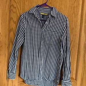 Prince & Fox Navy and White Gingham Button Down Shirt